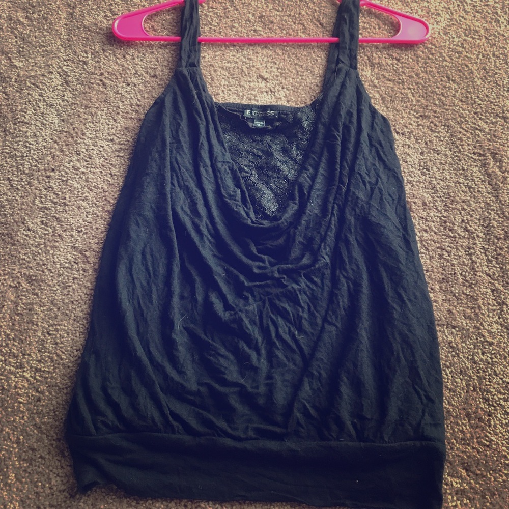 Black tank top Express